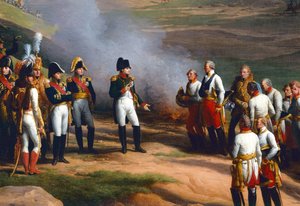 (dettaglio) La Resa di Ulma, 20 ottobre 1805 - Napoleone e i generali austriaci, 1815